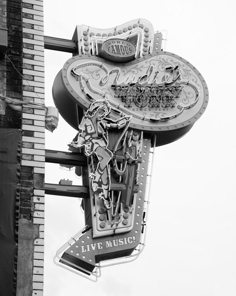 Nashville Art Set of 3 Prints Country Music Decor Wall Art Etsy