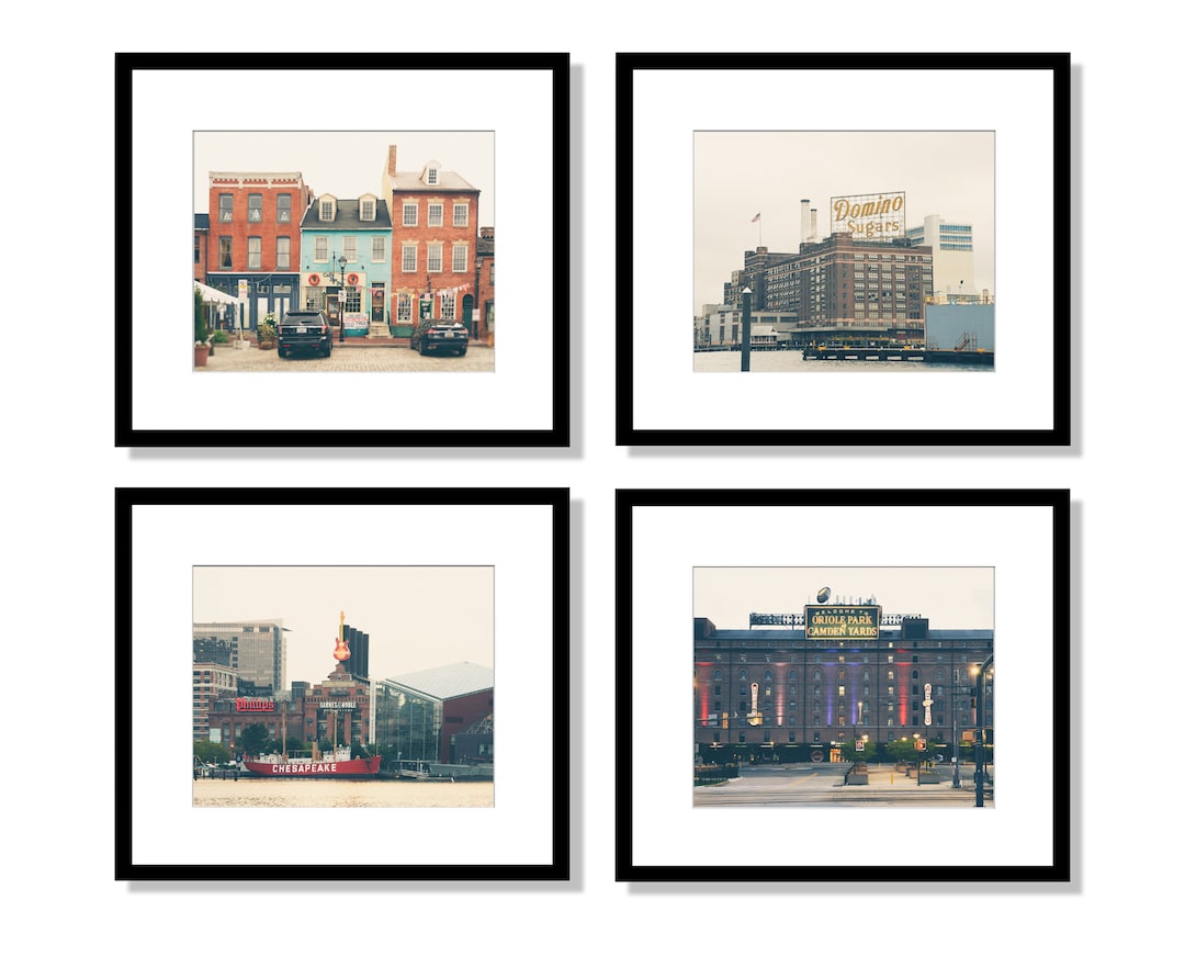 Baltimore Photography Wall Art Prints, Black and White Photography