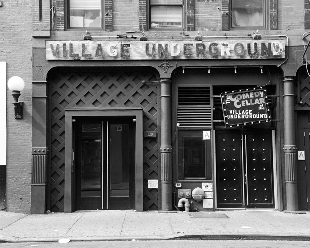 Village Underground, Comedy Cellar, NYC, New York Photography, Black