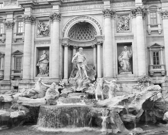Trevi Fountain - 10 Tote Bag by AM FineArtPrints - AM