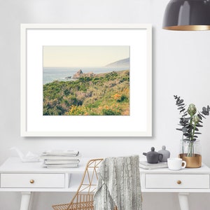 California Coast Photography, Big Sur, Orange Poppies, Landscape, Summer, Fine Art Print, Beach Decor, Coastal, Ocean, Wall Art bild 2
