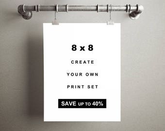 8x8 Prints, Print Set, Gallery Wall, Fine Art Photography, wall art, home decor, Custom Set
