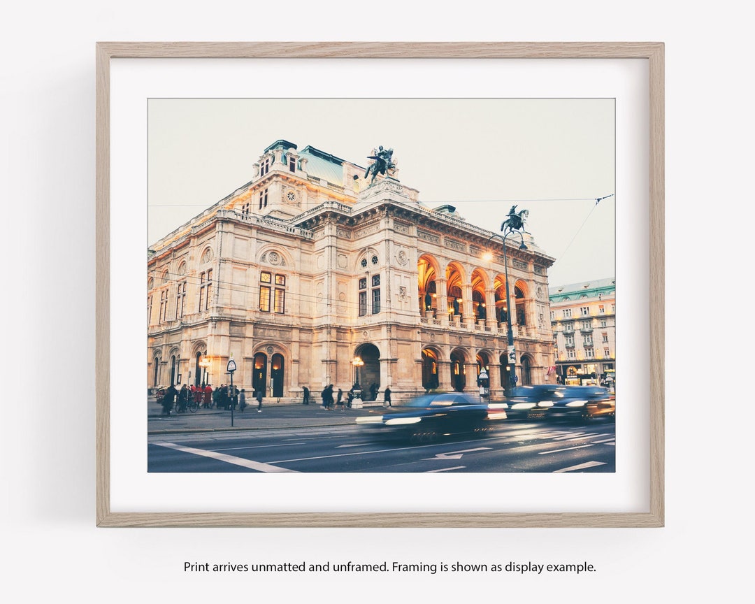Etsy　Vienna　Photography　Print　Opera　House　Vienna　Travel　Decor