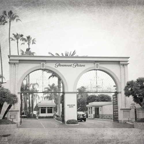Hollywood Print Black and White Hollywood Wall Art Hollywood Etsy