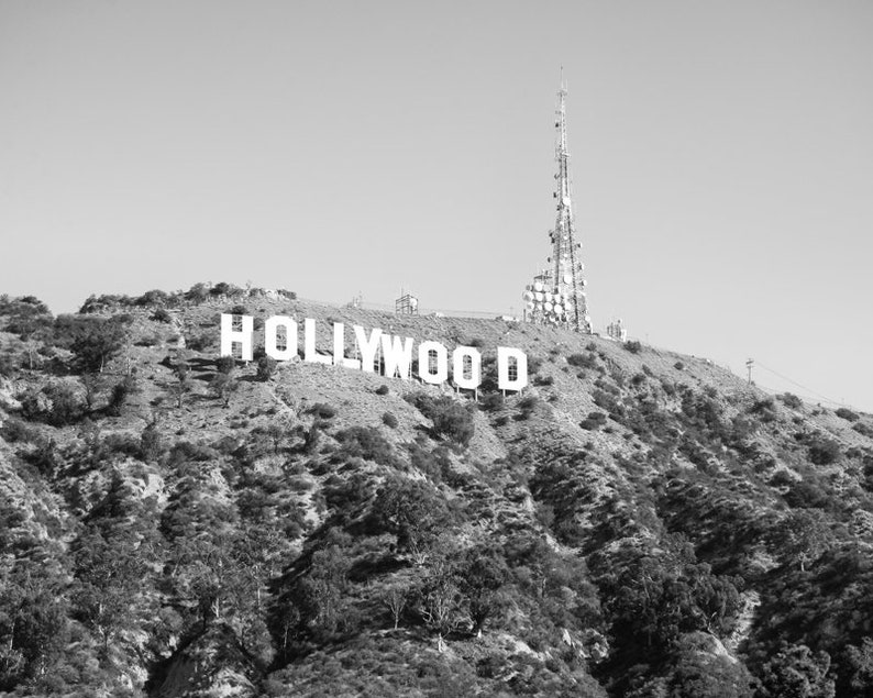 Los Angeles Prints Black and White Photography Los Angeles Etsy