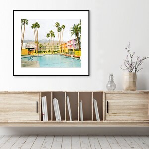 Palm Springs Wall Art Print Swimming Pool Photography Mid - Etsy