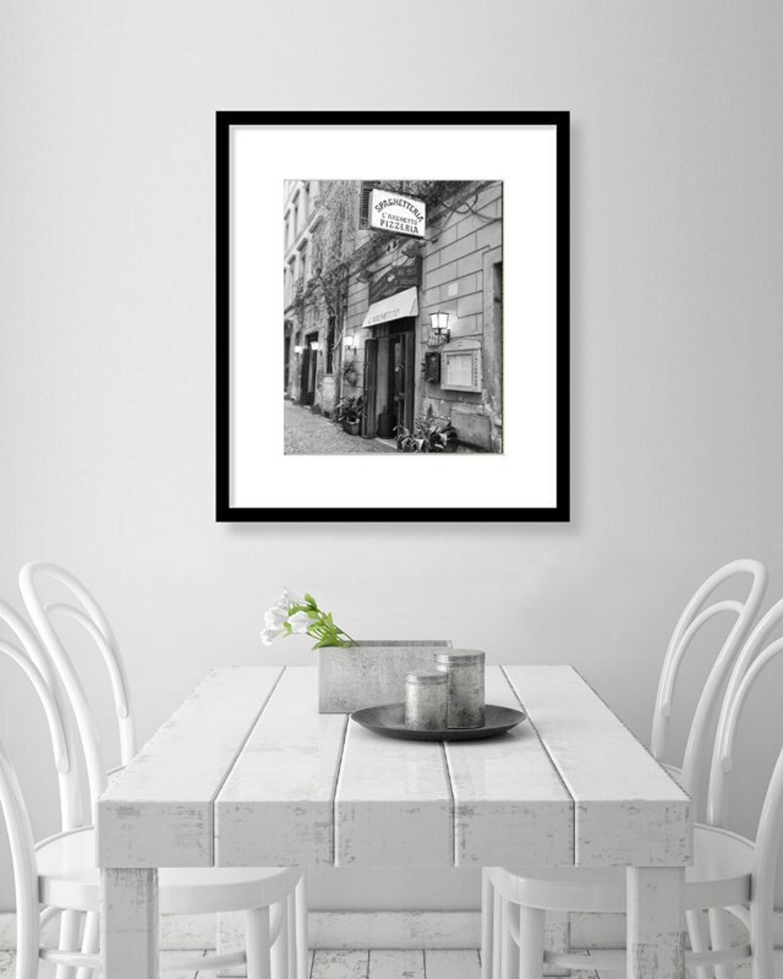Italy Wall Art Rome Italy Black and White Photography - Etsy