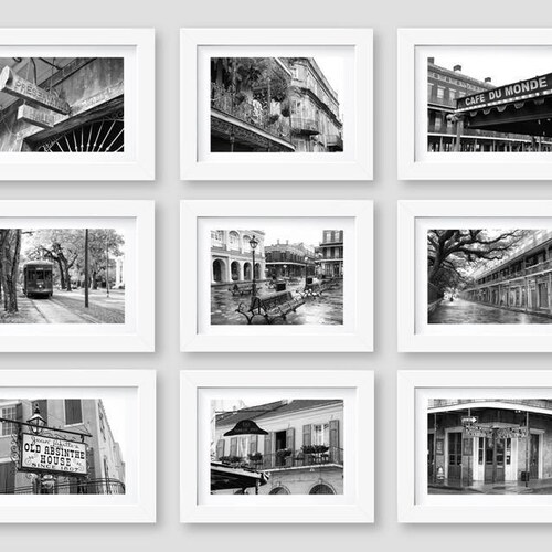 New Orleans Art New Orleans Print Set French Quarter Travel - Etsy