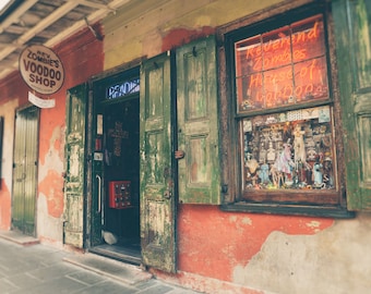 Rev Zombies Voodoo Shop, New Orleans Photography, French Quarter, NOLA, Travel Decor, New Orleans Wall Art, Fine Art Print