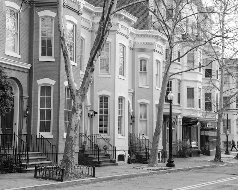 Washington DC Set of 4 Prints Wall Art Fine Art Etsy