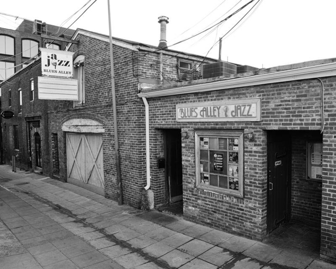 Blues Alley Jazz Club Washington DC Etsy