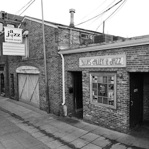 Blues Alley, Georgetown, Jazz Club, Washington, DC Tirage photographique, Cadeau pour les mélomanes