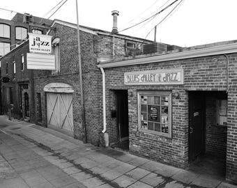 Blues Alley, Georgetown, Jazz Club, Washington, DC Photography Print, Music Lover Gift
