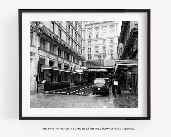 The Savoy Hotel, London Photography Print, London Wall Art, Black & White or Color