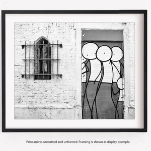 Stik Street Art, London Graffiti Photography Print, Contemporary Urban Wall Art