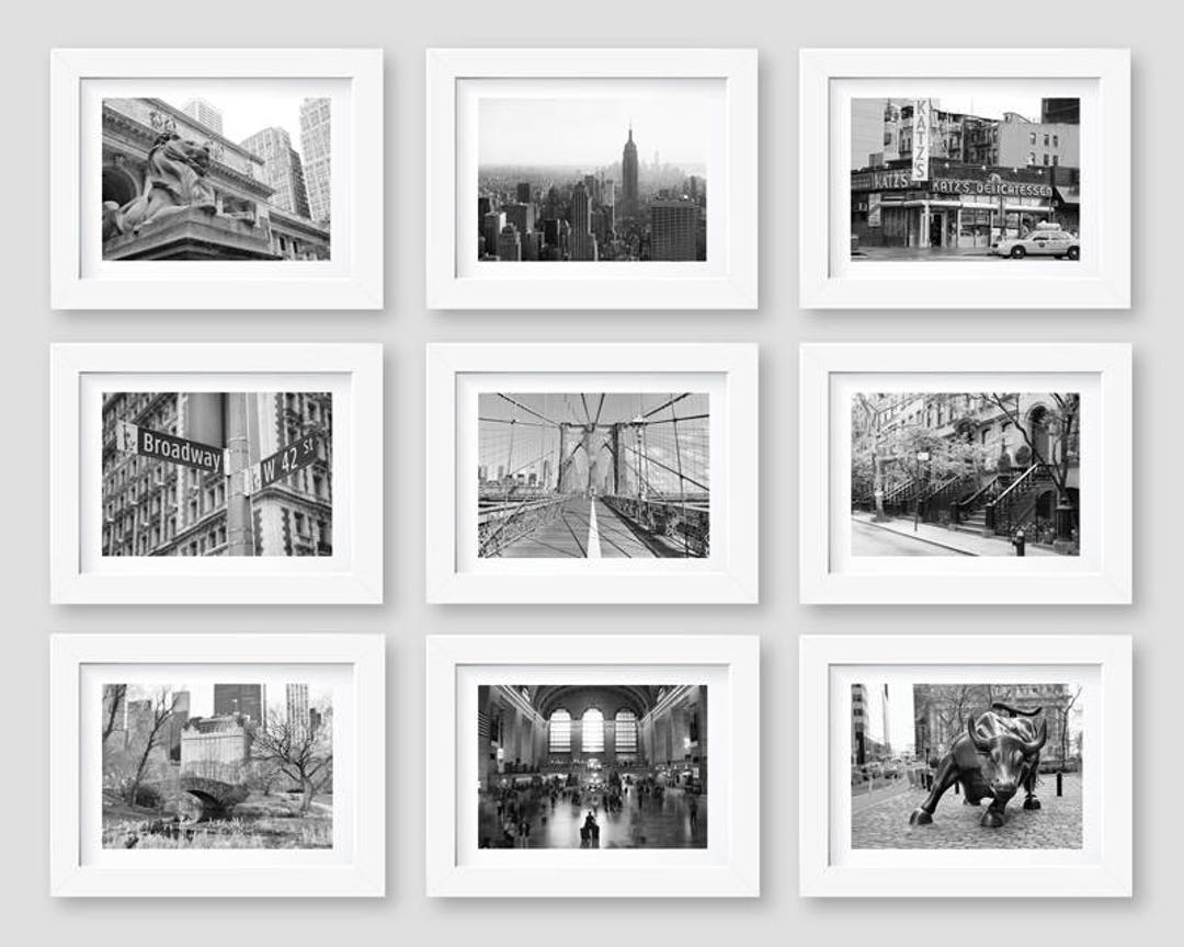 New York Black and White Photography Prints, New York City Gallery Wall ...