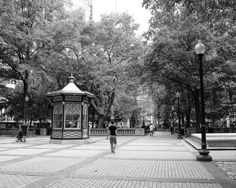 Rittenhouse Square, Philadelphia Photography, Black and White Wall Art, Philly Gift