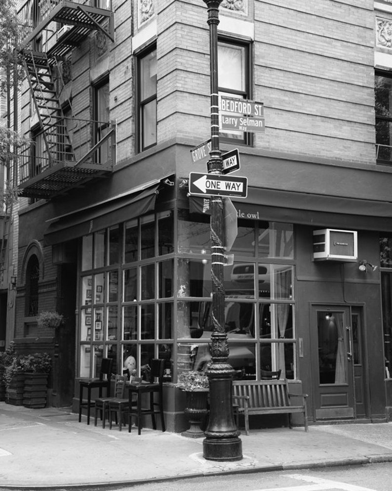 Friends Apartment New York Print West Village NYC Little Etsy