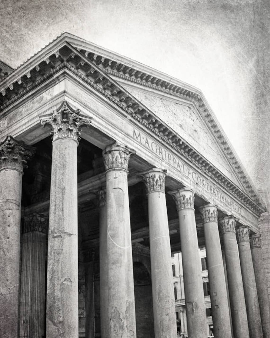 Rome Wall Art Print Set Black and White Photography Italy | Etsy