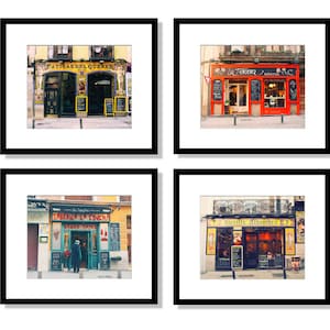 Madrid Print, Espagne Art mural, Décor de cuisine espagnole, Ensemble d’impression, Photographie de Madrid, Décor de restaurant, Bar à tapas, Voyage, Ensemble de 4 tirages