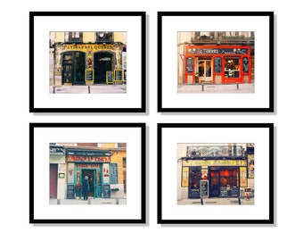 Madrid Print, Spain Wall Art, Spanish Kitchen Decor, Print Set, Madrid Photography, Restaurant Decor, Tapas Bar, Travel, Set of 4 Prints