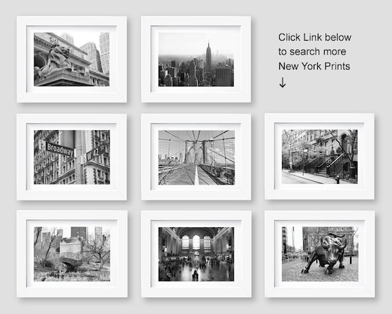 Coucher de Soleil sur New York City Skyline b&w encadrée Art Imprimé Photo Portrait Artwork