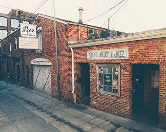 blues alley dress code Alley, Georgetown, Jazz Club, Washington, DC Photography Print, Music Lover Gift Color:Spice Shantung birthday dresses Feather Trim Black Strapless