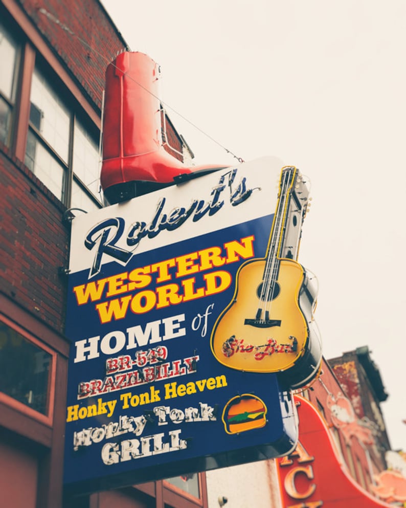 Nashville Prints Gallery Wall Art Country Music Decor Set Etsy