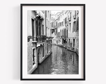 Venice Italy, Venice Wall Art, Travel Decor, Italy, Europe, canal, windows, doors, balconies, romantic, Europe Wall Art, Vertical Print