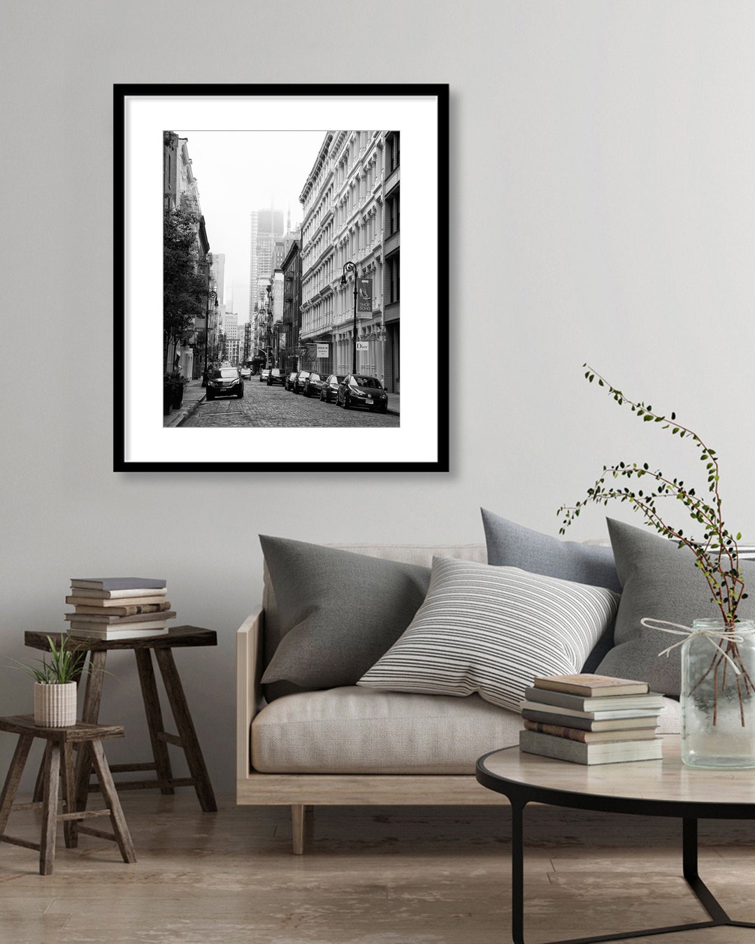 Soho New York City Print, NYC, Black and White Photography ...