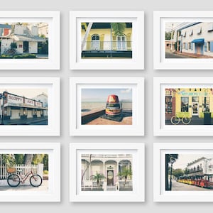 Key West Art, Florida Wall Art, Florida Print Set, Beach Decor, Florida Keys Photography, Florida Gift, Gallery Wall, Set of 9 Prints