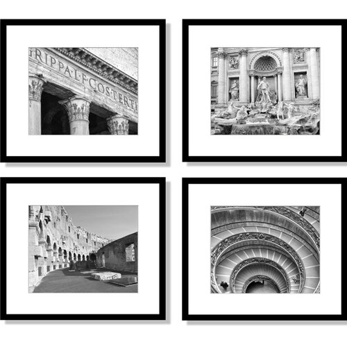 Rome Italy Wall Art Prints Black and White Photography Etsy