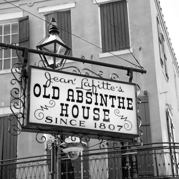 Old Absinthe House, New Orleans Photography Print, French Quarter, NOLA, Bar Sign, New Orleans Wall Art