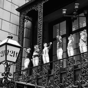 21 Club, New York City, Wall Art, Black and White Photography, NYC Print, Manhattan, Bar, Office Decor, New York Gift