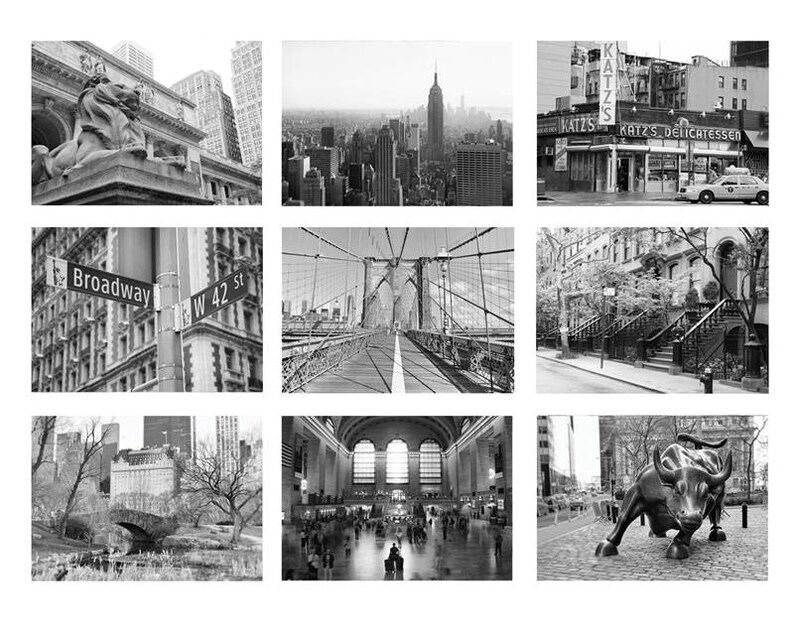 New York Black and White Photography Prints, New York City Gallery Wall ...