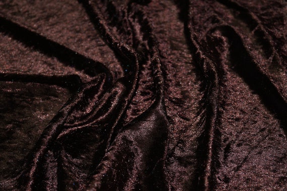 Crushed Pleather Fabric Black 150cm