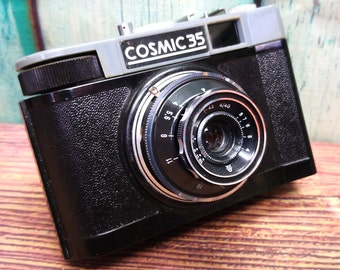 Serviced 1960s Lomo Cosmic 35 (Smena 8) 35mm Film Camera - 40mm f4 Lens + Case