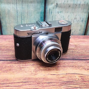 Serviced 1950s Voigtlander Vito B 35mm Film Camera - Skopar 50mm
