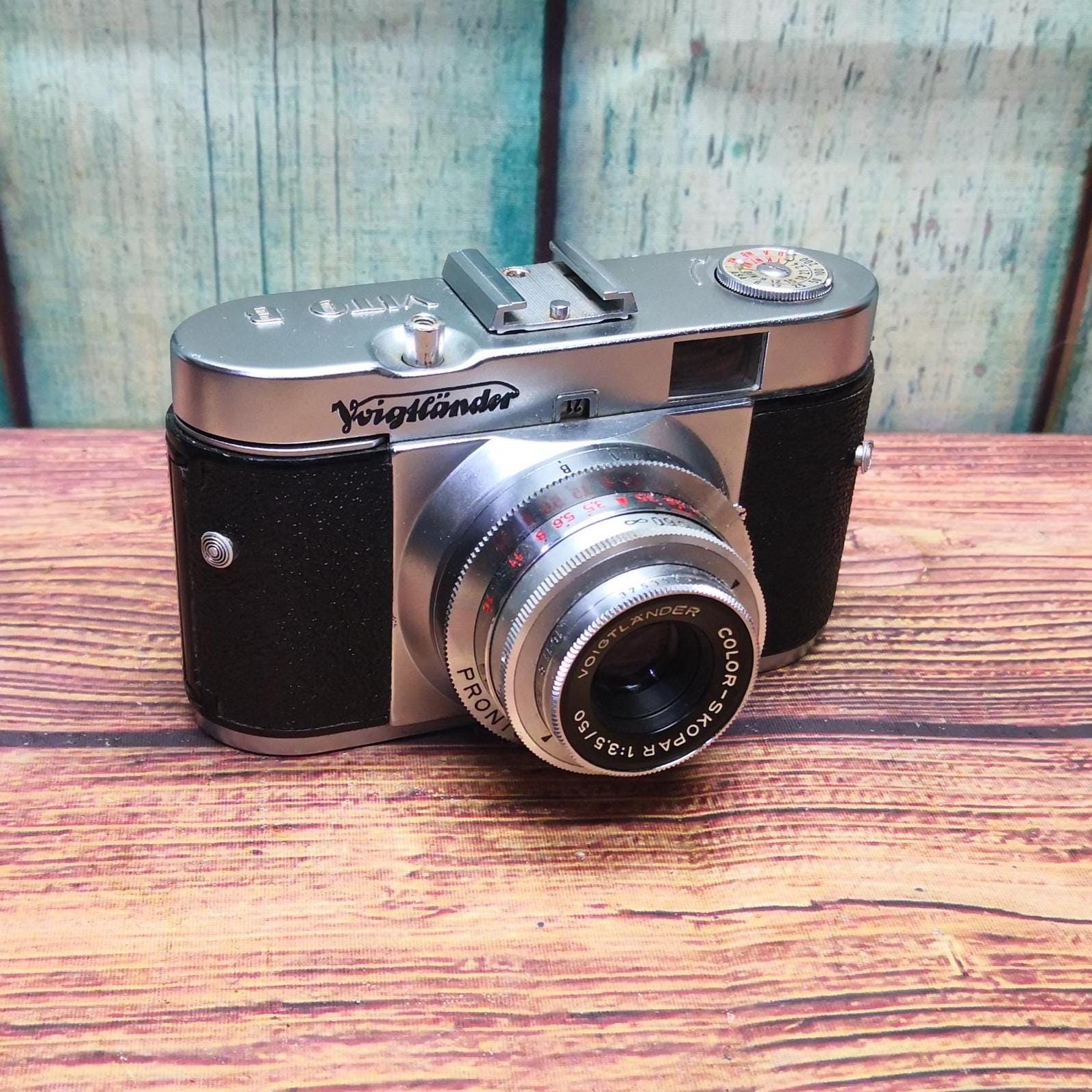 Vito B Voigtländer Camera Voigtlander 50mm Skopar with - Color