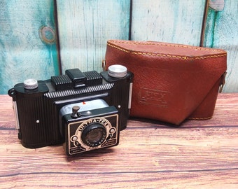 Serviced Art Deco 1950s Fex Ultra-Fex 6x9 620 Roll Film Camera - Medium Format