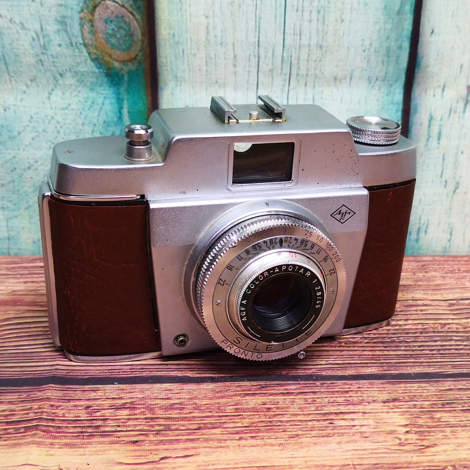 Serviced 1950s Agfa Silette 35mm Film Camera - 45mm F2.8 Lens