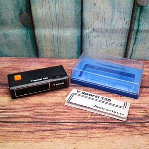1980s Sporti 330 - 110 Pocket Film Camera + Box and Insruction Manual