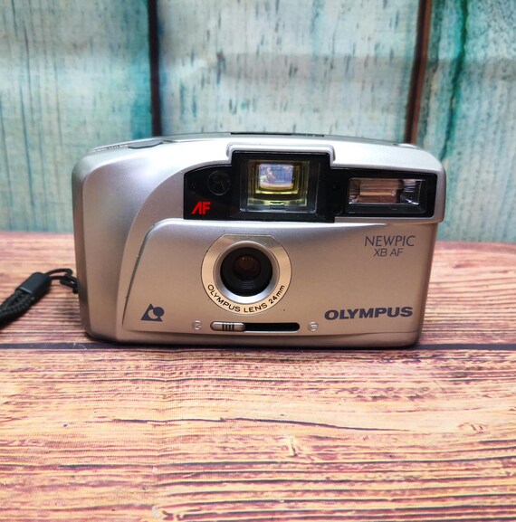 オリンパス　カメラ　フィルムカメラ　ニューピックXB 昭和レトロ Olympus Newpic XB AF APS Film Camera 24mm Wide Angle Panorama Lens