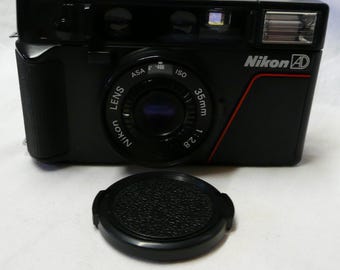 Nikon L35AF F2.8 専用キャップ付 Nikon L35AD L35AF L35AF3用アクセサリー - レンズキャップ - UV