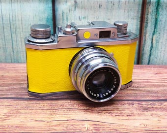 Serviced 1950s Halina 35X 35mm Film Camera in Grey - 45mm F3.5