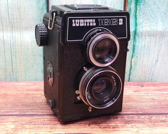 Serviced Lomo Lubitel 166 B Shoot From the Hip 120 Roll Film TLR Camera - Medium Format