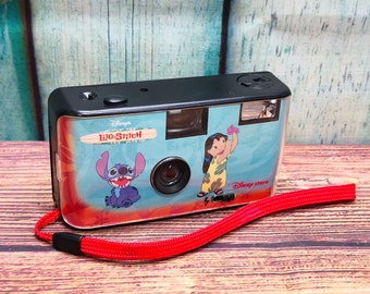 Disney Lilo & Stitch 35mm Point and Shoot Film Camera with Flash