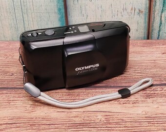 OLYMPUS μ mju ケース ストラップ付き オリンパス MJU I、II、III、ズームなど用リストストラップまたは