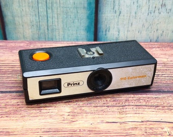 1970s Prinz 110 Colorman - 110 Cartridge Film Camera - Point and Shoot