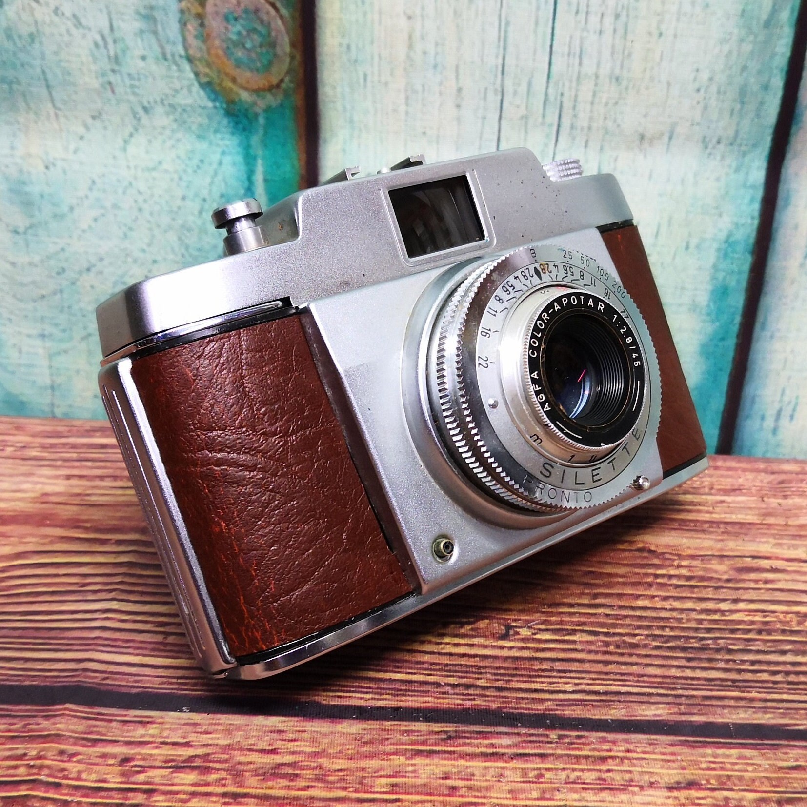 Serviced 1950s Agfa Silette 35mm Film Camera - 45mm F2.8 Lens